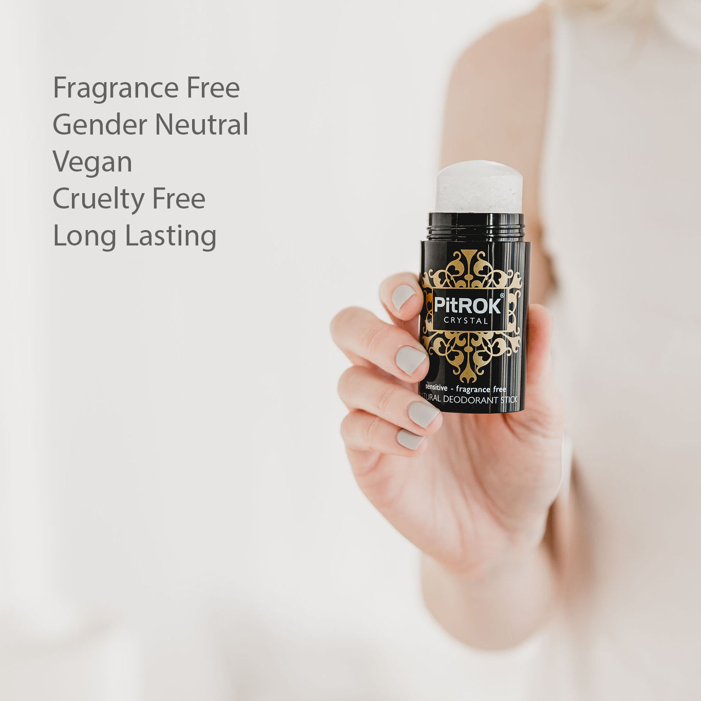 PitROK Original Crystal Deodorant Stick 100g (Refillable)