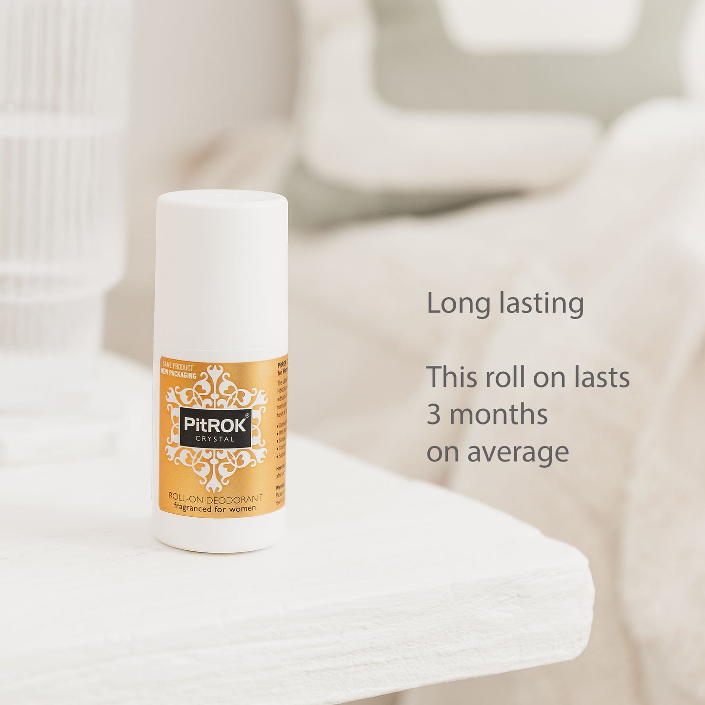 PitROK Crystal ROLL-ON Deodorant for Women 50ml