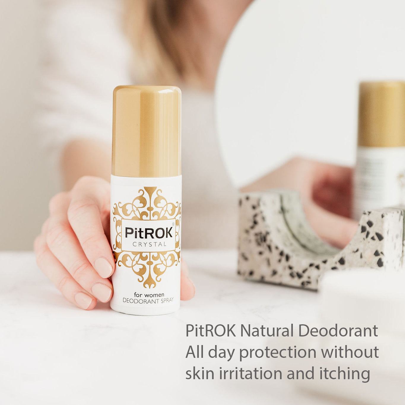 PitROK Crystal Natural Deodorant Spray for Women 100 ml