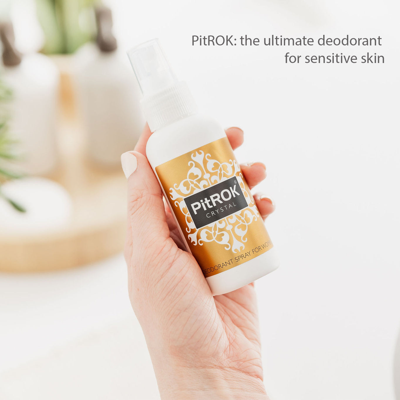 PitROK Crystal Natural Deodorant SPRAY for Women 100 ml
