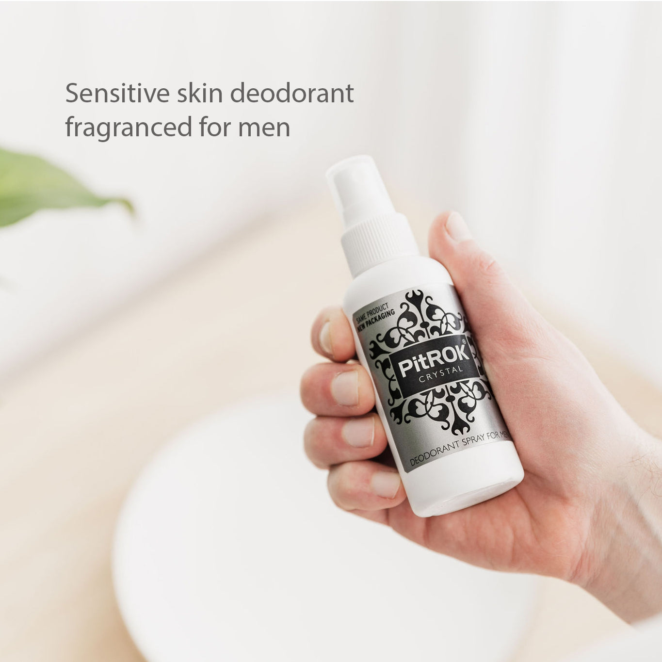 PitROK Crystal Deodorant Spray 100ml - for Men
